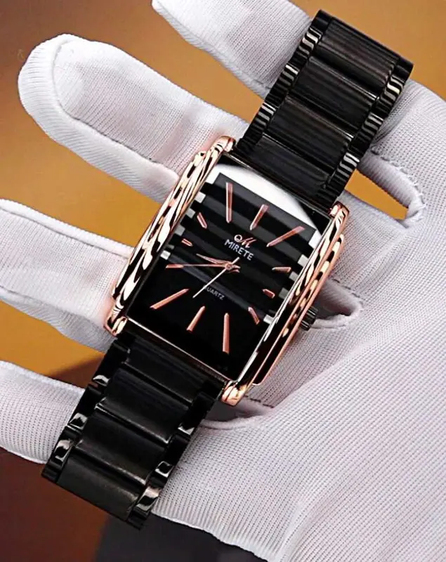 Mirete Jam Tangan Pria Elegant 100% Original Tahan Air Stainless Steel Jarum Presisi 1