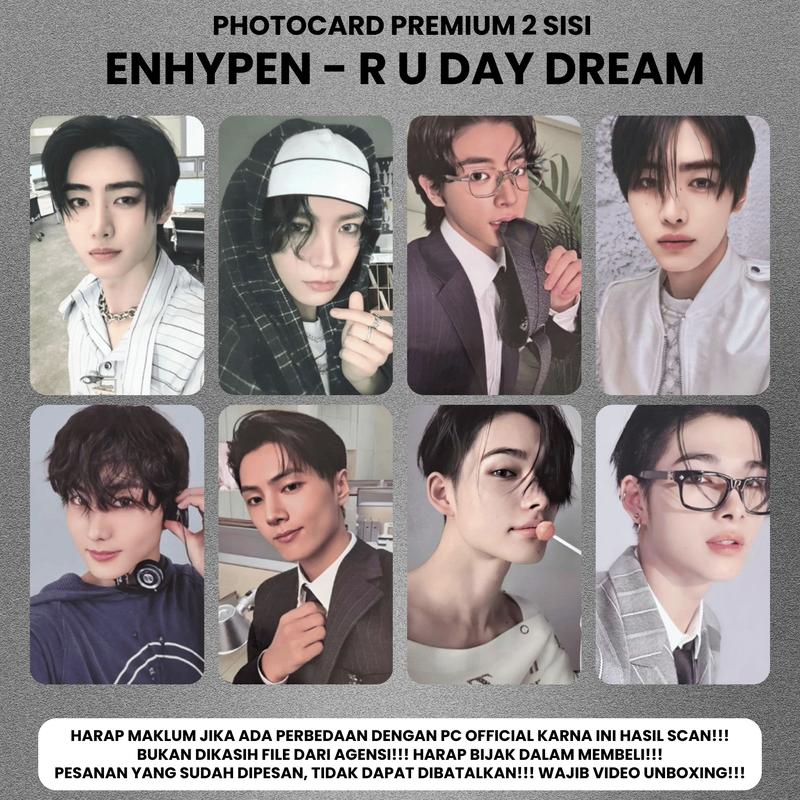 (ISI 7 PCS) Photocard ENHYPEN ROMANCE UNTOLD DAYDREAM [2] - PC 2 SISI KPOP Premium fotocard Merch Unofficial Enha Engene Romance Untold 0