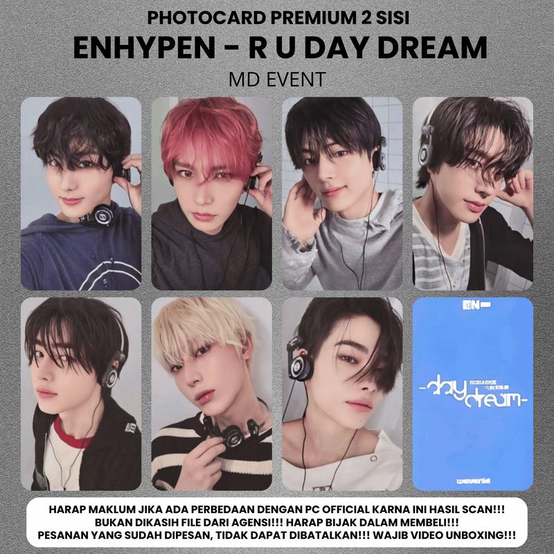 (ISI 7 PCS) Photocard ENHYPEN ROMANCE UNTOLD DAYDREAM [2] - PC 2 SISI KPOP Premium fotocard Merch Unofficial Enha Engene Romance Untold 2