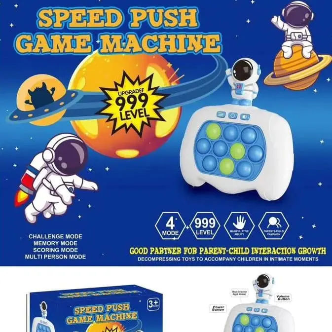 Pop It Electric Mainan Seri Konsol Game Gelembung Tekan Cepat Anti Stres Gelisah Anak Hadiah Karet Toys pop toy 8