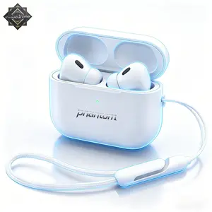KY X55 Earphone Tidur Suara Stereo Level HiFi, Tahan Air iPX5, Mikrofon Internal, ENC Noise Reduction Layar Digital Cerdas Kontrol Sentuh untuk iPhone dan Android