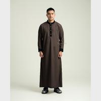 Gambar Baihaqi Jubah Sulthan Pria, Bahan Superfine Katun Modal Anti Kusut, Mewah & Adem, Desain Jubah Dubai Brown (BJD9D) - S dari Baihaqi Clothing_NEW Kota Administrasi Jakarta Pusat 1 Tokopedia