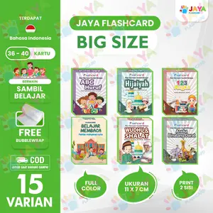 Paket Flashcard Anak Kartu Kosakata 36-40 dengan Belajar Mudah