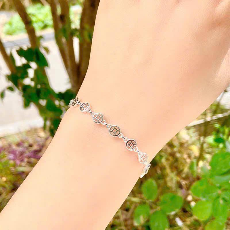 DJ091 - LẮC TAY KIM TIỀN  NHẸ NHÀNG XINH XẮN NAM NỮ ĐỀU MANG ĐƯỢC