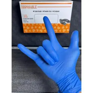 Sarung Tangan Nitrile Tebal Super Kuat 50 isi pcs/25 pasang untuk industri dan medical