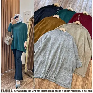 RAJUT INARA BETWING TANGAN KANCING KERAH SIANGHAI