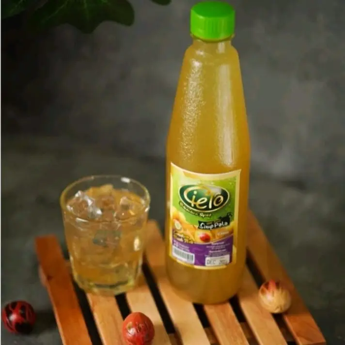 Cielo Sirup Buah Pala Isi 630 ml Dengan Gula Asli Oleh Oleh Kota Bogor (Packing DUS) Mangga 6