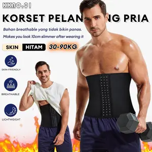 Korset Perut Pria - Korset Pelangsing Perut Premium , Korset Peramping Buncit dan Pinggang Pria Boxer