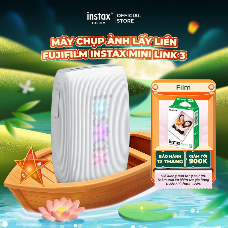 Máy In Ảnh Cầm Tay Fujifilm Instax Mini Link 3 - Bảo Hành 1 Năm