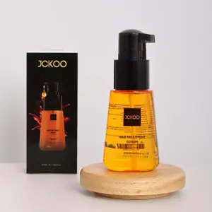 [BPOM] Vitamin Rambut JCKOO Hair Treatment Serum. Kering Argan Perawatan Minyak Hair Serum Tidak Perlu Dibilas Haircare