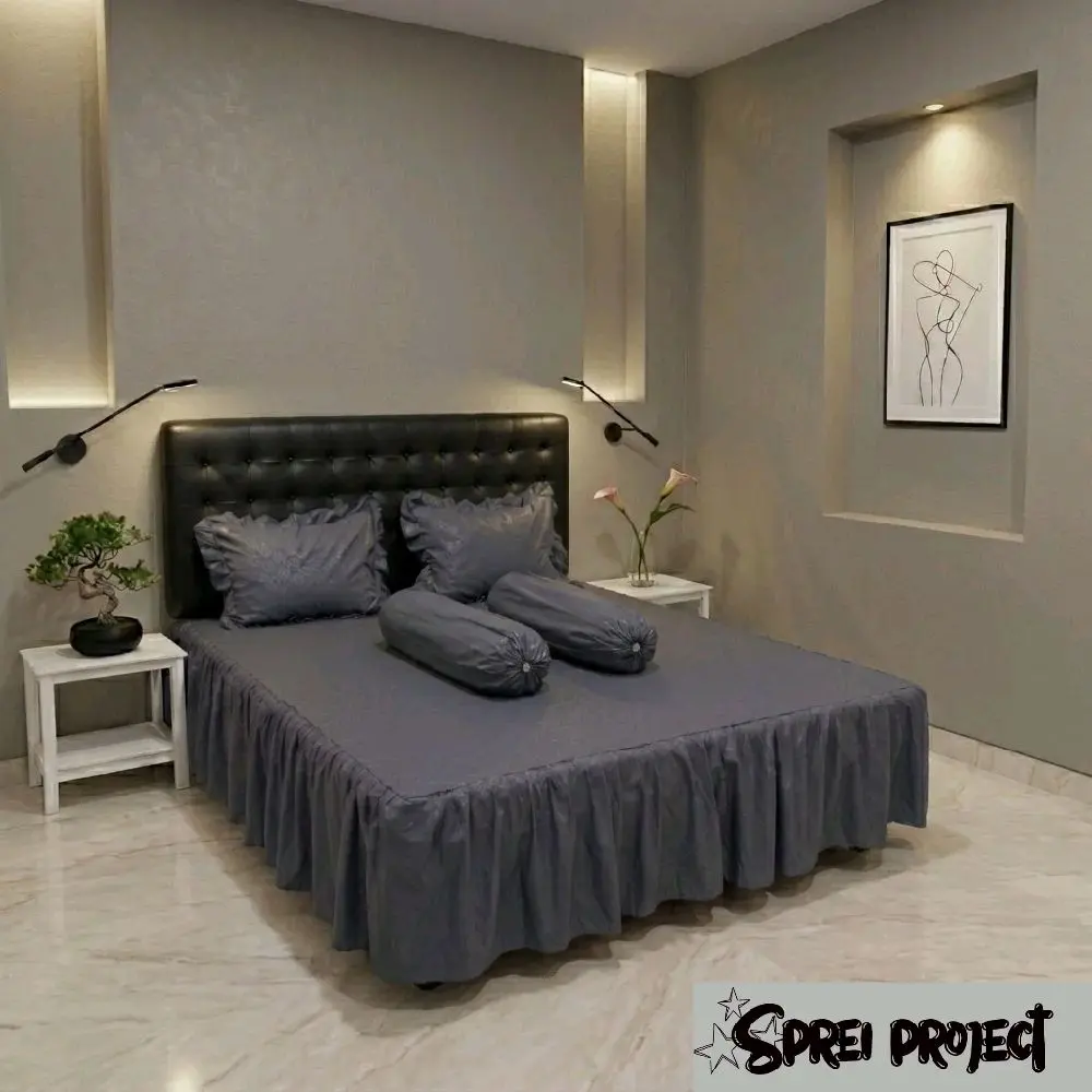 Sprei Rumbai 180x200 160x200 140x200 120x200 200x200 Sarung Bantal Guling
