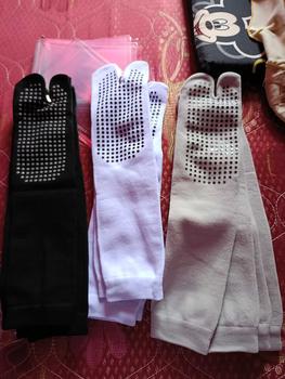 Product Review of Kaos Kaki Anti Slip Ukuran L Panjang Sebetis Wanita Bahan Nilon Spandex Lembut Muslim from J**5 1
