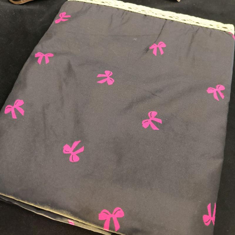 Mukena Rayon Motif Ribbon Pita Hitam - Katun Dewasa - Cantik, Panjang, Wanita, Travel, Renda, Muslim, Mukenah, Bali 4