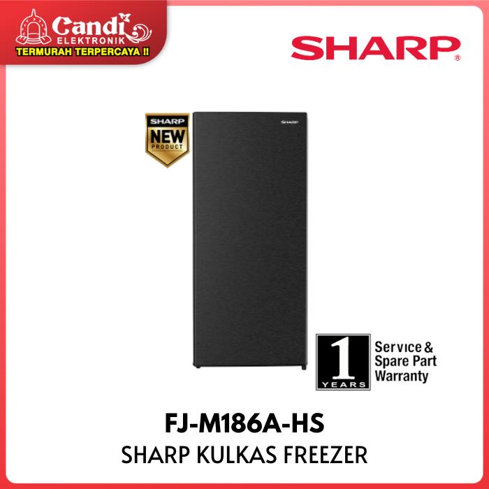 Gambar SHARP Standing Kulkas Freezer 154 Liter Low Watt FJ-M186A-HS dari CANDI ELEKTRONIK Kota Surakarta Tokopedia