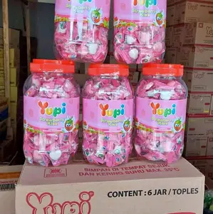 YUPI KEMASAN TOPLES isi -+ 125pcs Candy toples