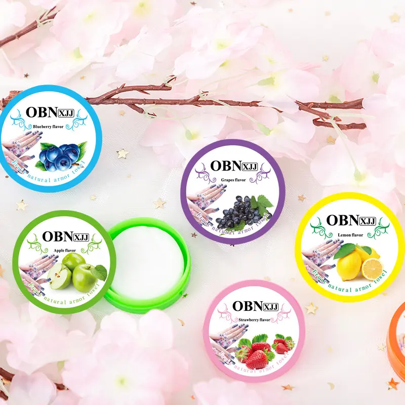 OBN Pembersih Kutek Nail Polish Remover Tissu Pembersih Kutek Aroma Buah 4