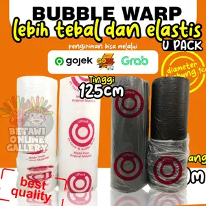 Bubble Wrap Murah Upack / Bubble Wrap 3KG Hitam dan Putih