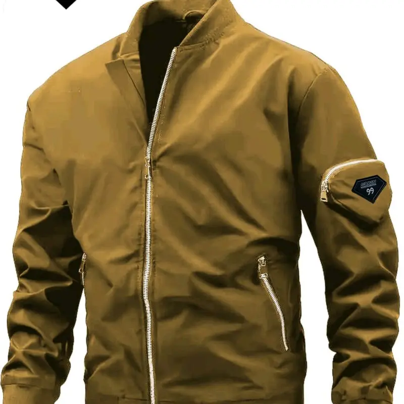 jaket bomber parasut waterfroof jaket bomber pria terbaru jaket motor cocok untuk bepergian jauh tidak tembus air dan angin Tebal 0