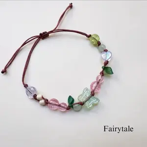Gelang bracelet butterfly forest kekinian dengan tema hutan dan alam  dengan gelang viral fairytale tema peri |fairycore|
