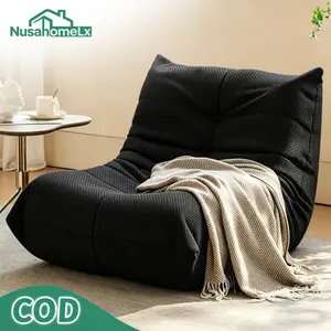 NusaHome Sofa Caterpillar/Sofa Kompresi Santai/Sandaran Spons/Kain Beludru/Sofa Ganda Ruang Tamu Kamar Tidur COD