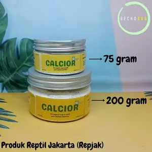CALCIOR Kalsium Organik Nutrisi Vitamin Reptil Gecko AFT Bearded Dragon