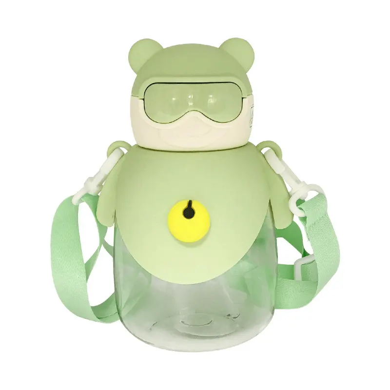 CS283 BOTOL MINUM ANAK KARAKTER ROBOTIC DENGAN TALI 750ML / BOTOL MINUM DENGAN SEDOTAN ANAK 4