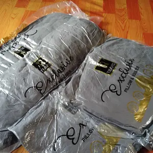 [ISI 4] Bantal Guling COTTON Polos Isi Silikon Grade A Ada Resleting