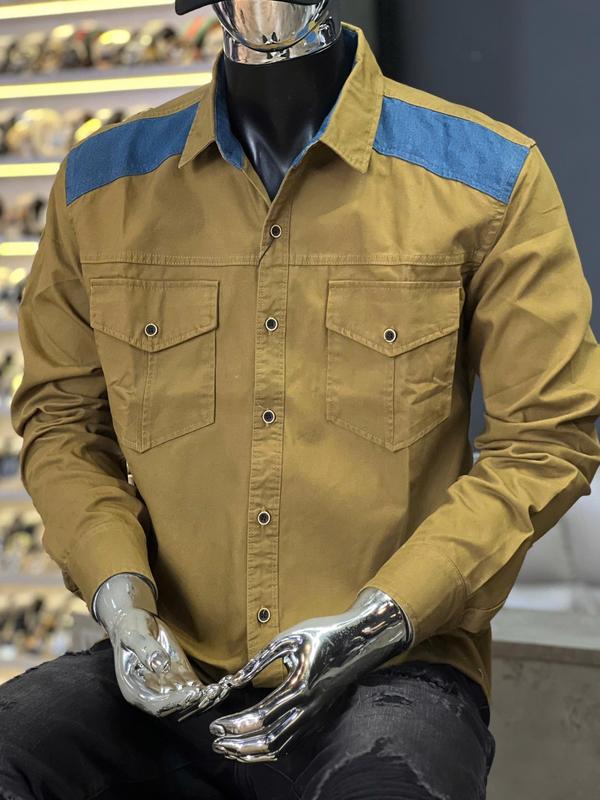 Nhiều Mẫu Áo Sơ Mi Nam Tay Dài Basic Trắng & Đen Chất Vải Áo Kaki Mẫu Mới