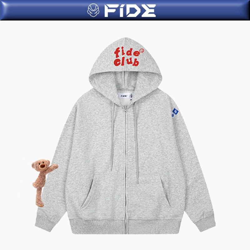  Áo Khoác Hoodie zip FIDÉ chất vải PC Cotton form rộng unisex nam nữ chống nắng - HZ06 
