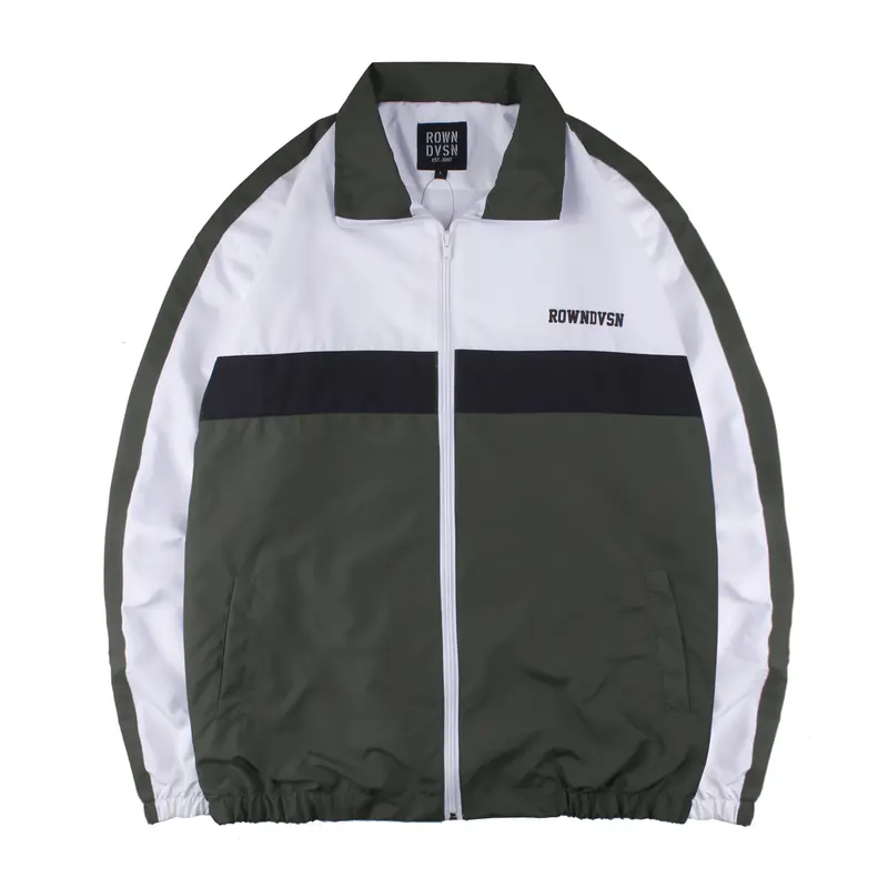 Rown Division Storage Jaket Tracksuit Complex White Green 1