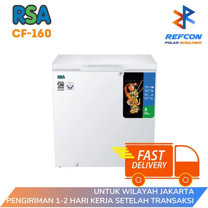 Chest Freezer RSA CF-160 / CF160 Freezer Box 150 liter