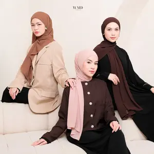 Pashmina instan Inner 2in1 panjang 200x75cm kerudung jilbab muslim wanita - WMD Fashion