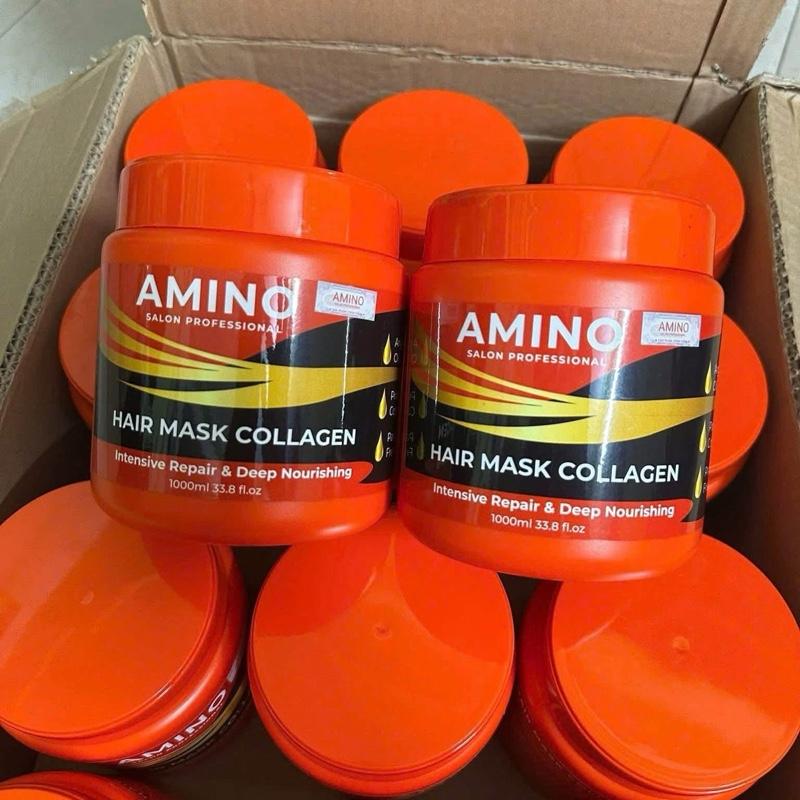 Hấp dưỡng tóc AMiNo - Bí quyết cho mái tóc mềm mượt . Hũ 1000 ml