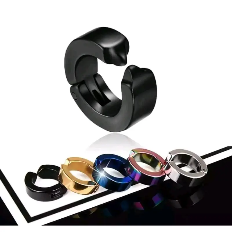 anting jepit korean style tanpa tindik (stainless) 1