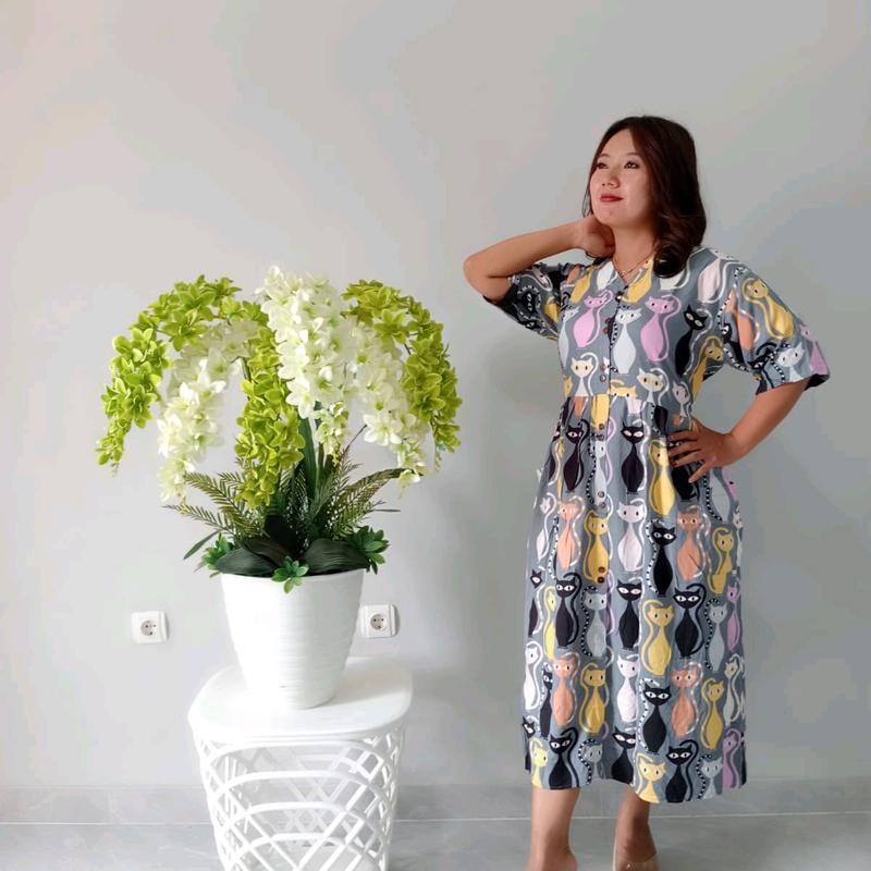 2Kg RR Collection ( home dress ) bahan rayon 0