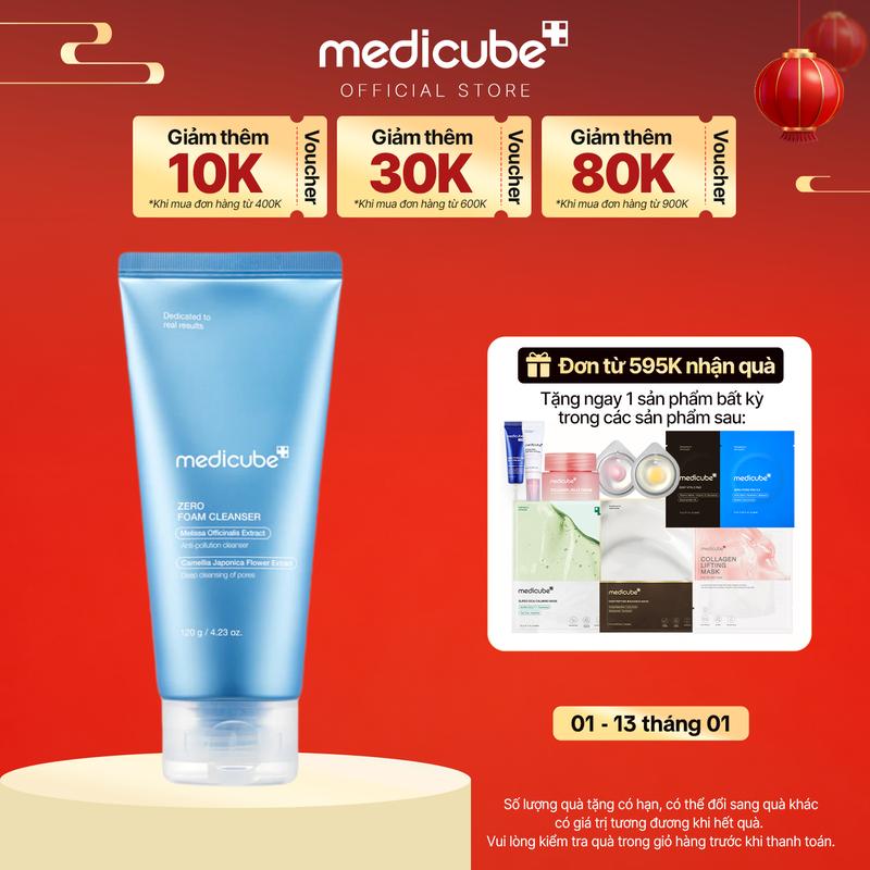 Sữa rửa mặt Hỗ Trợ Thu Nhỏ Lỗ Chân Lông ZERO FOAM CLEANSER Fullsize