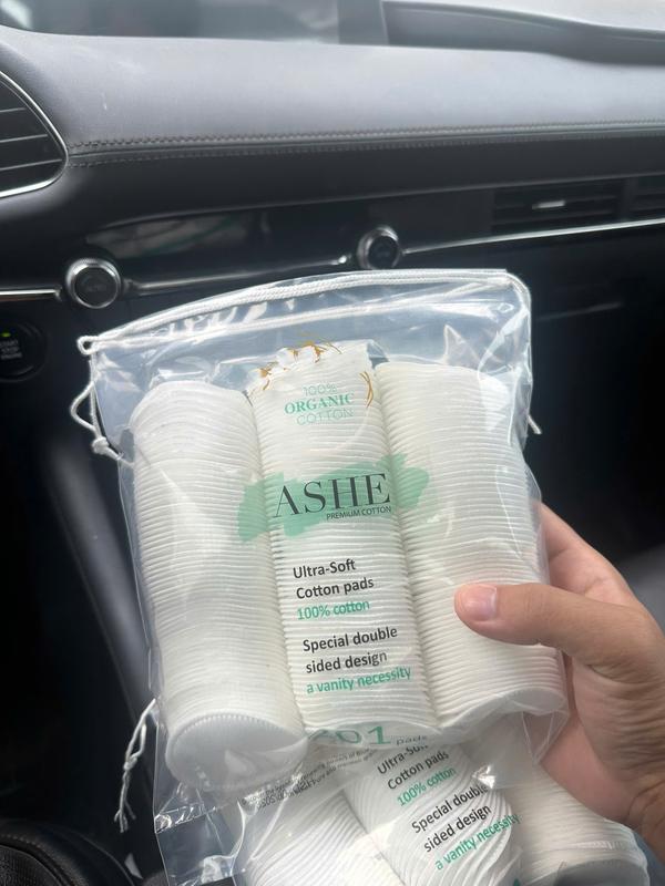  Blue Pure Bông Tẩy Trang 100% Cotton Loại 201 Miếng Túi Đựng 60 102201 Miếng Mềm Mại An Toàn Cho Da Phù Hợp Mọi Loại Da Thấm Hút Siêu Tốt 