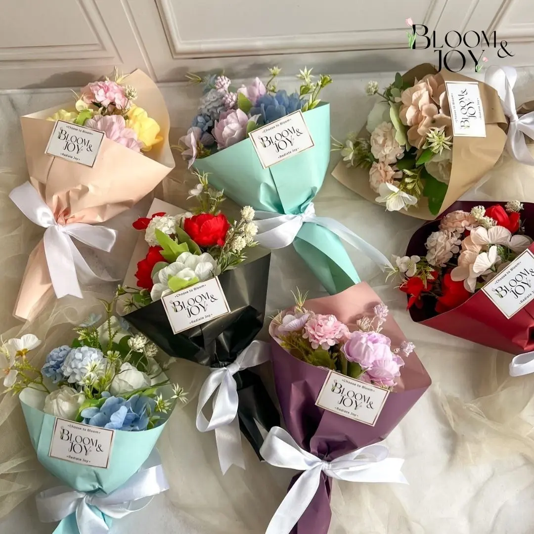 buket bunga artificial buket bunga mix flower bouquet kado anniversary ulangtahun wisuda graduation hadiah unik