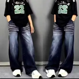 (UNISEX) (celana saja )skena anak gombrong anak kulot baggy jeans usia 6-14 tahun polos simple fashion sehari hari