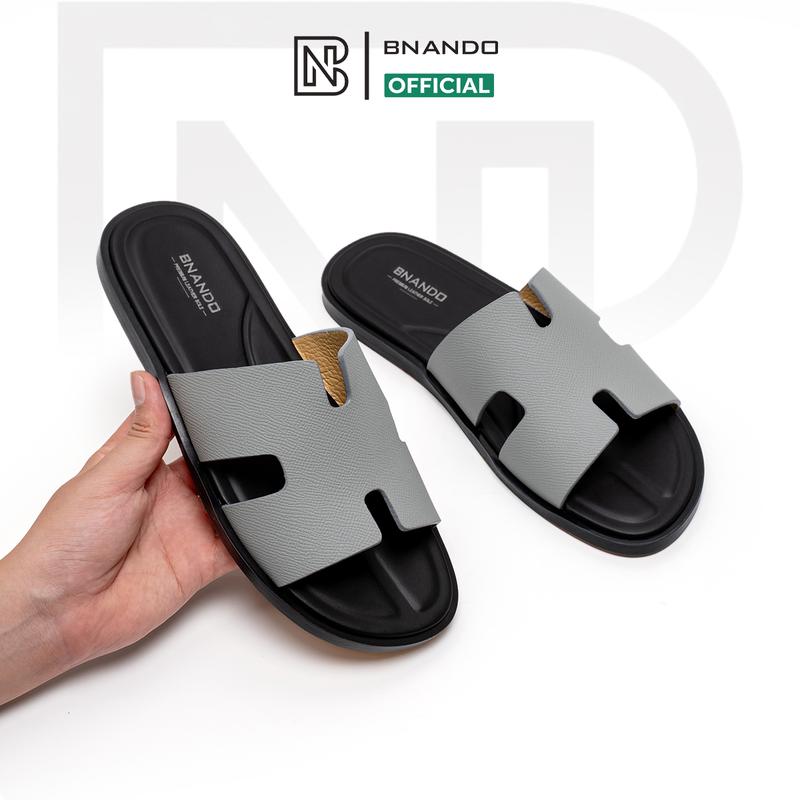 Dép Nam BNANDO KAIRASO quai da bò cao cấp thời trang mã BNĐ003