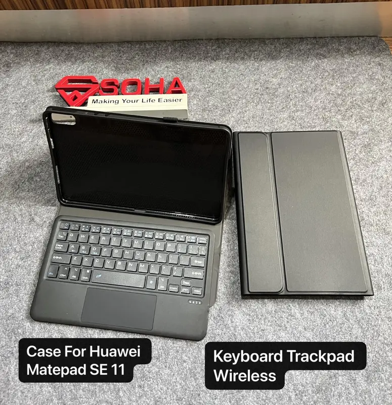 Flip Case Pen Slot for Huawei Matepad SE 11 Keyboard Magnetic Stand Smart Keyboard Trackpad / Touchpad 6