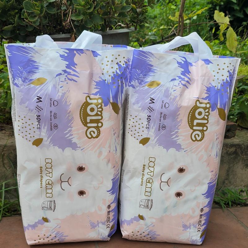 Combo 2 bịch 100  bỉm quần/tã dán JOLIE loại 1, phiên bản nâng cấp bỉm mỏng đủ size M/L/XL/2XL/3XL/4XL,bỉm quần Cho Bé Cotton nệmđiềuhòa mátlạnh jolie 100 miếng