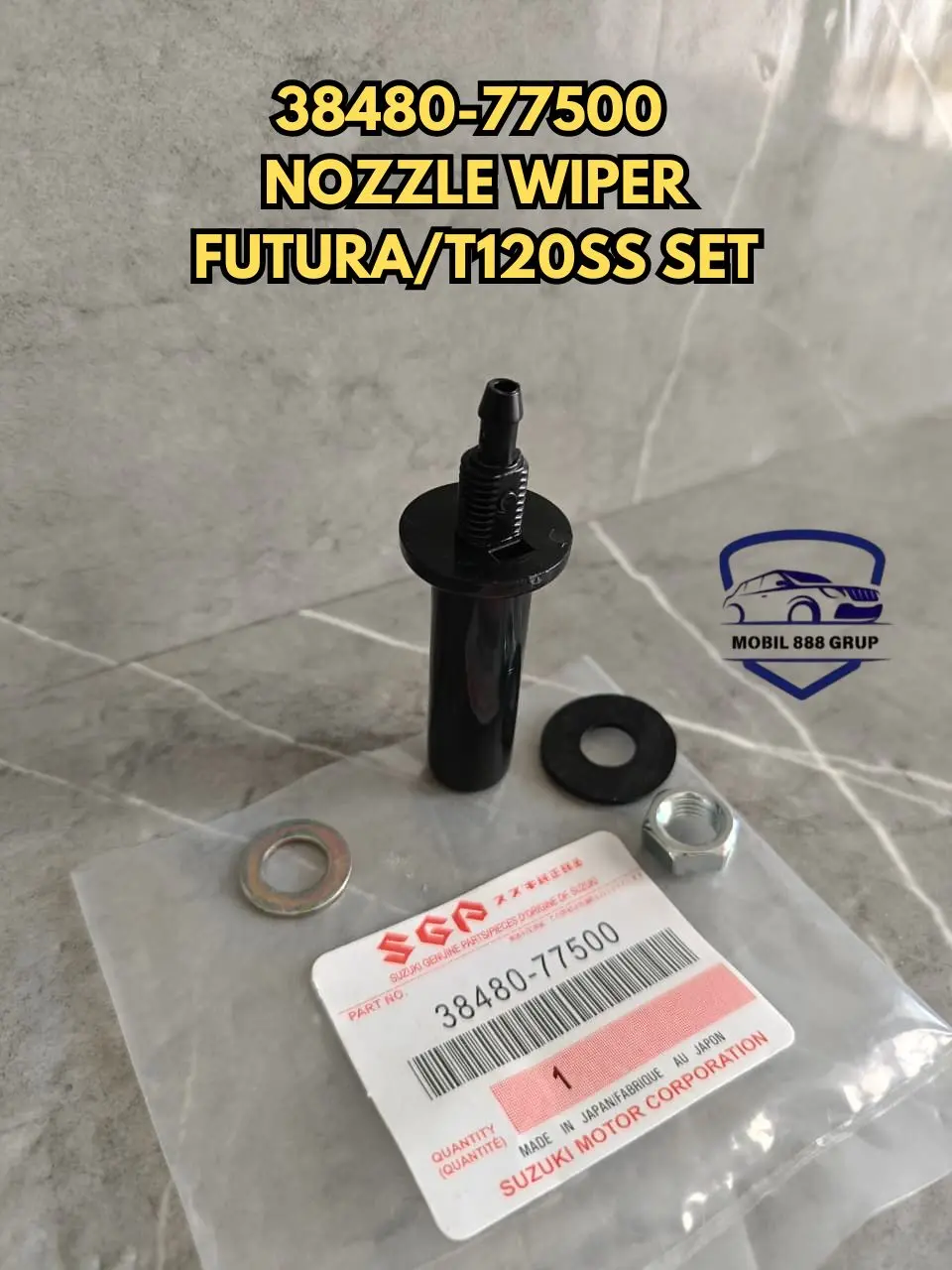 NOZZLE SEMPROTAN WIPER AIR SUZUKI FUTURA MITSUBISHI T120SS 38480-77500