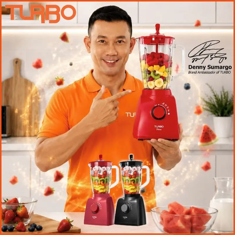 [NEW] Turbo Veloce Blender Plastik 2 Liter EHM8001 Best Selling Original