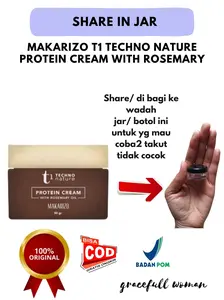 Share in Jar Makarizo T1 Techno Nature Protein Cream with Rosemary Oil