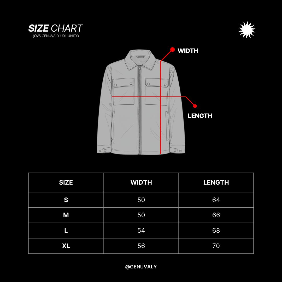 Genuvaly - Overshirt Jacket U01 Unity Collection Jacket Casual Black Unity Genuvaly - Overshirt Jacket U01 Unity Collection Jacket Casual Black Unity