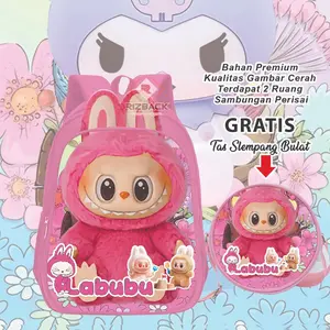 Tas Ransel Anak Krakter boneka Labubu Terbaru