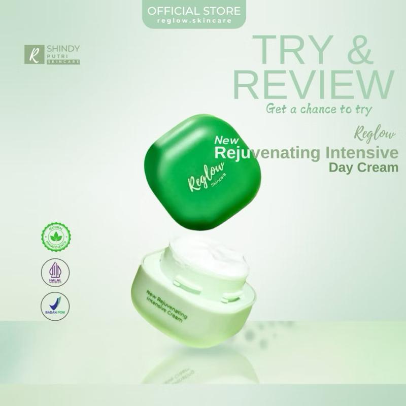 Reglow Rejuvenating Intensive Cream Siang Malam by dr.Shindy Putri 15 g Perawatan Berjerawat Melembutkan Mencerahkan Wajah Kusam Berminyak Pencerah Aging Hitam 0