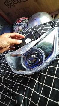 Product Review of Reflektor lampu depan BEAT DELUXE BILED GEN 1 2020-2023 MATRIX X1 ukuran 4,5 inc Motorcycle Foto from K**S I**S 3