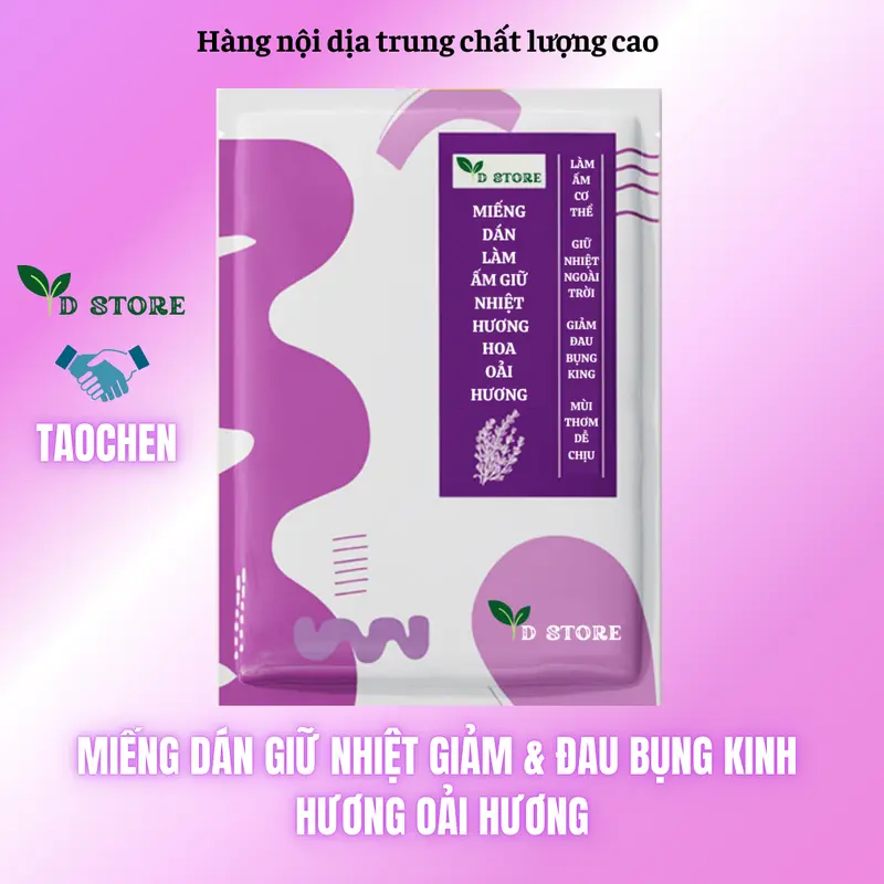 Combo 10 Miếng Dán Giữ Nhiệt Sưởi Ấm Cơ Thể Mùa Đông Giảm Đau Bụng Kinh Giữ Nhiệt 6 Giờ Nhiệt Độ Cao Đến 60 Độ - Thân Thiện Với Cơ Thể Không Gây Dị Ứng Ấm Bụng 6